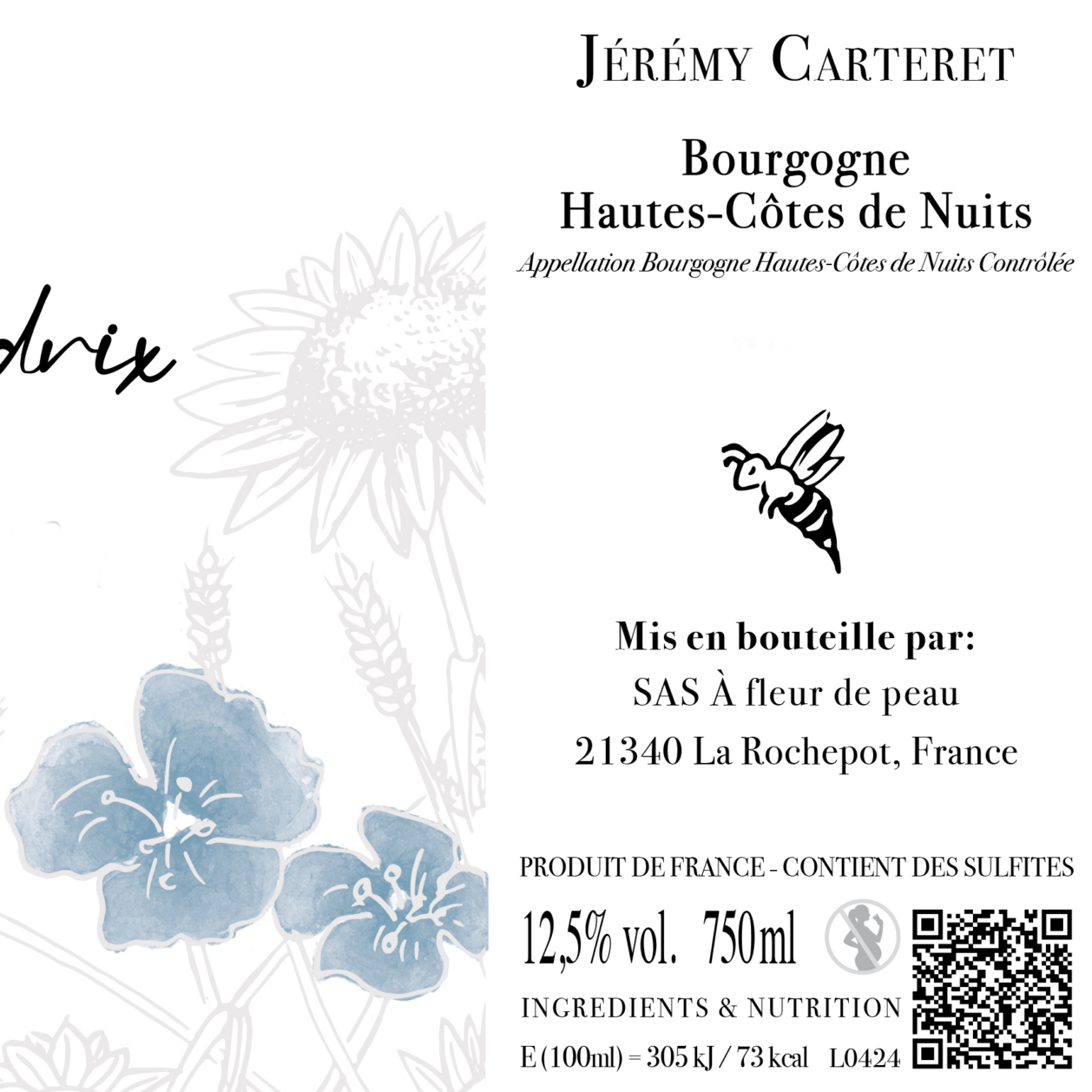 Jeremy Carteret, Aux Champs Perdrix, 2024