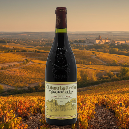 Chateau La Nerthe, Chateauneuf-du-Pape, Cuvee des Cadettes, 1998