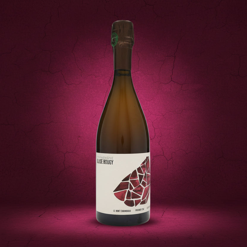 Elise Bougy, Les Mesneux 1er Cru Le Mont Chainqueux, NV (slight torn label)