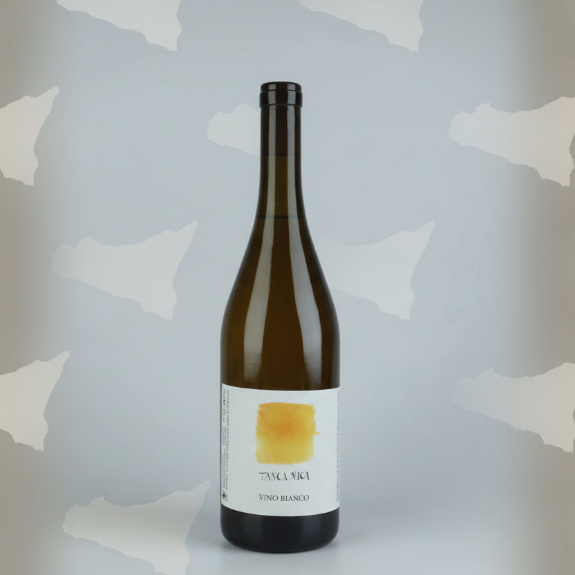 Tanca Nica, Vino Bianco, Yellow Label, 2019 (Stained label)